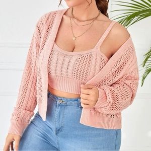 Knitted crop top